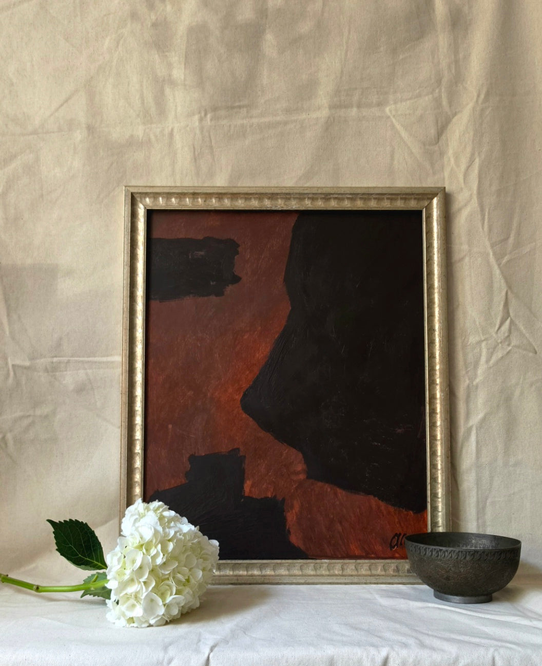 Art in gilt vintage frames